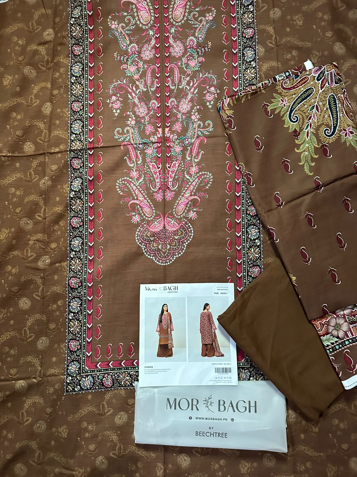 MorBagh by Beechtree 100% Original Khaddar Fabric